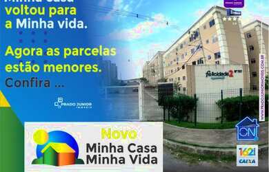 Imagem: O apartamento possui 2 Dormitórios, 1 Banheiro, 1 Vaga na garagem