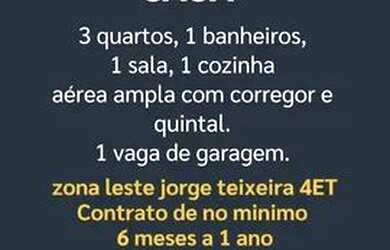 Imagem 1: Aluguel 400,00. 1 Vaga na garageme3 Dormitórios
