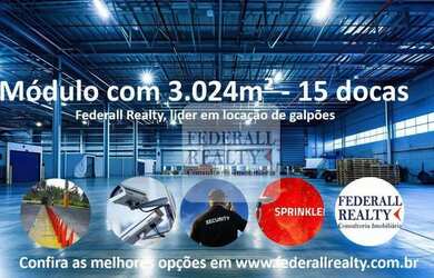 Imagem: O depósito possui 5 Vagas na garagem, 3.024m² de Área e