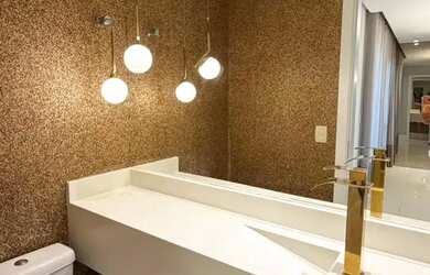 Imagem 7: Apartamento para locação no Le Parc com 4 suites varanda gourmet e reformado