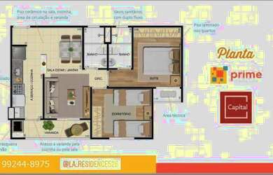 Imagem 13: Prime Cidade Nova Apartamento 2 quartos 15 mil Bômus. Confira a descrição