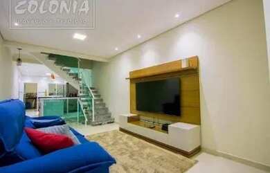 Imagem: A casa possui 2 Dormitórios, 3 Banheiros, 3 Vagas na garagem