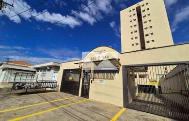 Imagem: O apartamento possui 1 Dormitório, 1 Banheiro, 1 Vaga na garagem