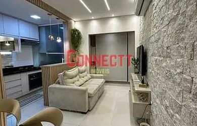 Imagem: O apartamento possui 2 Dormitórios, 1 Banheiro, 1 Vaga na garagem