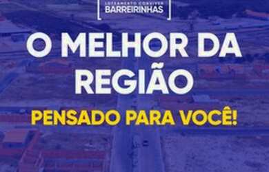 Imagem: O terreno possui 160m² de Área e está localizado em Barreirinhas