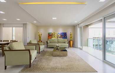 Imagem: A casa em condomínio possui 3 Dormitórios, 5 Banheiros, 5