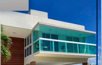 Imagem: A casa em condomínio possui 5 Dormitórios, 5 Banheiros, 4