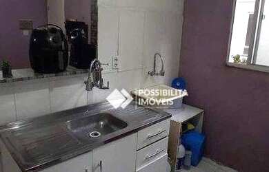 Imagem: O apartamento possui 2 Dormitórios, 1 Banheiro, 1 Vaga na garagem