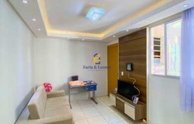 Imagem: O apartamento possui 2 Dormitórios, 1 Banheiro, 1 Vaga na garagem