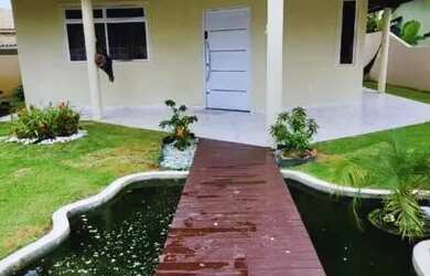 Imagem: A casa em condomínio possui 5 Dormitórios, 5 Banheiros, 4