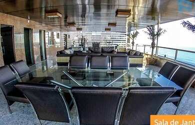 Imagem: O apartamento na cobertura possui 4 Dormitórios, 5 Banheiros