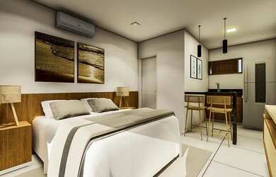 Imagem 6: CONDOMÍNIO VILA ECO BG. Piscina, Ar-condicionado, 25m² de Áreae1 Vaga...