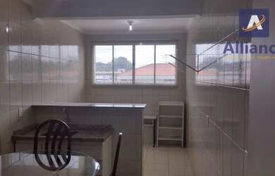 Imagem: O apartamento possui 2 Dormitórios, 1 Banheiro, 1 Vaga na garagem