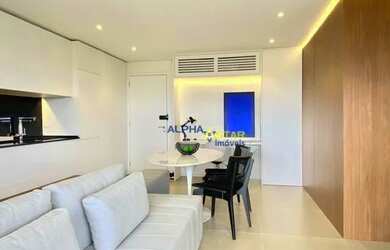 Imagem: O apartamento possui 1 Dormitório, 1 Banheiro, 1 Vaga na garagem