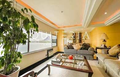 Imagem: O apartamento na cobertura possui 4 Dormitórios, 5 Banheiros