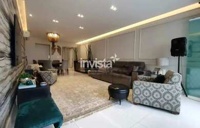 Imagem 4: Apartamento 3 suítes com vista mar Embaré, Santos, frente, 2 vagas