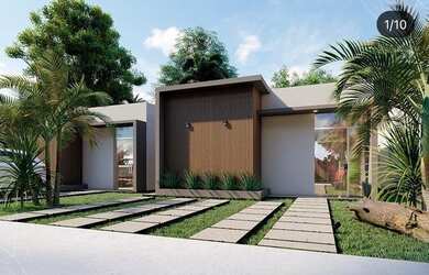 Imagem: A casa em condomínio possui 2 Dormitórios, 2 Banheiros, 2