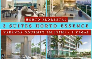 Imagem 1: Horto Essence, 3 e 4 suítes entre 133m² a 167m² e 3 vagas no Horto Florestal - Maravilhoso