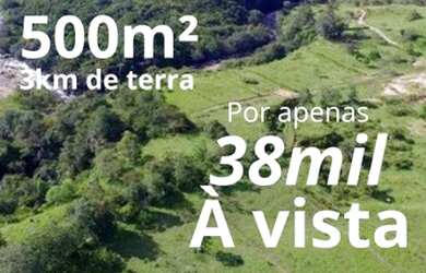 Imagem: O terreno possui 500m² de Área e está localizado em Conjunto