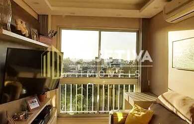 Imagem: O apartamento possui 2 Dormitórios, 1 Banheiro, 1 Vaga na garagem