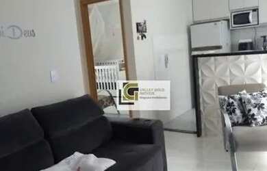 Imagem: O apartamento possui 2 Dormitórios, 1 Banheiro, 1 Vaga na garagem