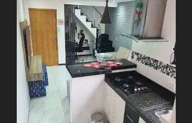 Imagem 4: Cobertura à venda, 110 m² por R$ 585.000,00 - Vila Scarpelli - Santo...