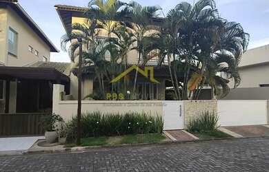 Imagem: A casa em condomínio possui 4 Dormitórios, 4 Banheiros, 2