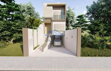 Imagem: A casa possui 3 Dormitórios, 1 Banheiro, 3 Vagas na garagem