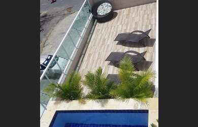 Imagem: O apartamento possui 1 Dormitório, 1 Banheiro, 1 Vaga na garagem