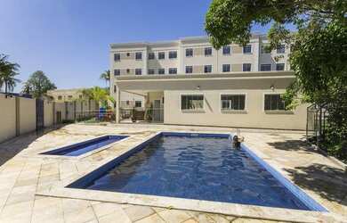 Imagem: O apartamento possui 2 Dormitórios, 1 Banheiro, 1 Vaga na garagem