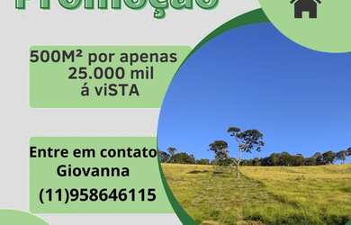 Imagem: O terreno possui 500m² de Área e está localizado em Recreio