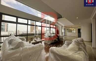 Imagem: O apartamento na cobertura possui 4 Dormitórios, 5 Banheiros