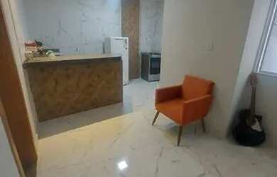 Imagem: O apartamento possui 2 Dormitórios, 1 Banheiro, 1 Vaga na garagem