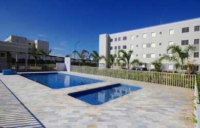 Imagem: O apartamento possui 2 Dormitórios, 1 Banheiro, 1 Vaga na garagem