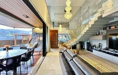 Imagem 2: Sobrado com 4 suítes mobiliado a venda condomínio Portal do Sol Green...