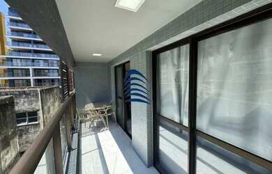 Imagem: O apartamento possui 1 Dormitório, 1 Banheiro, 1 Vaga na garagem