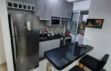 Imagem: O apartamento possui 2 Dormitórios, 2 Banheiros, 1 Vaga na