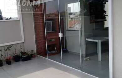 Imagem: O apartamento na cobertura possui 2 Dormitórios, 1 Banheiro