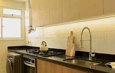 Imagem 3: Apartamento de 60m² 2 quartos com suíte na Praia de Itaparica - Vila...