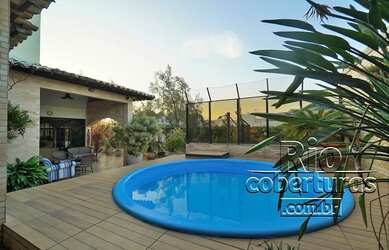 Imagem: O apartamento na cobertura possui 5 Dormitórios, 5 Banheiros