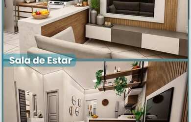 Imagem: A casa em condomínio possui 2 Dormitórios, 1 Banheiro, 1 Vaga