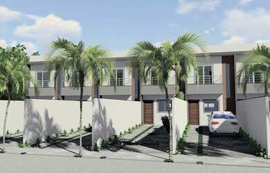 Imagem: A casa em condomínio possui 2 Dormitórios, 2 Banheiros, 2