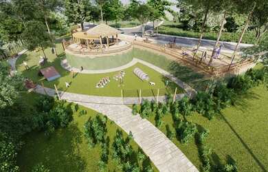 Imagem: O terreno possui 360m² de Área e está localizado em Parque