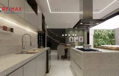 Imagem: A casa em condomínio possui 3 Dormitórios, 4 Banheiros, 2