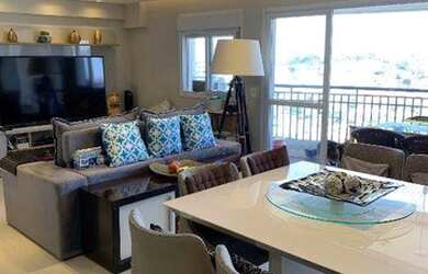 Imagem: O apartamento possui 3 Dormitórios, 4 Banheiros, 2 Vagas na