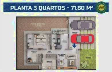 Imagem 1: 114/VENDO CASAS NOVAS EM CONDOMINIO FECHADO NO TURU COM 3/4,2 BANHEIRO,2...