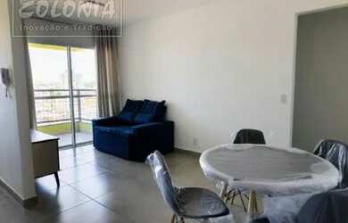 Imagem: O apartamento possui 2 Dormitórios, 1 Banheiro, 1 Vaga na garagem