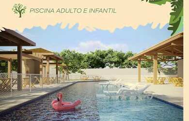 Imagem: O apartamento possui 2 Dormitórios, 1 Banheiro, 1 Vaga na garagem