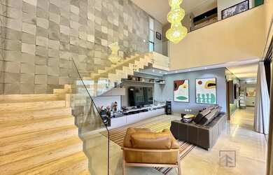 Imagem: A casa em condomínio possui 4 Dormitórios, 5 Banheiros, 4