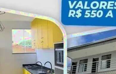 Imagem: O apartamento possui 1 Dormitório, 1 Banheiro, 1 Vaga na garagem